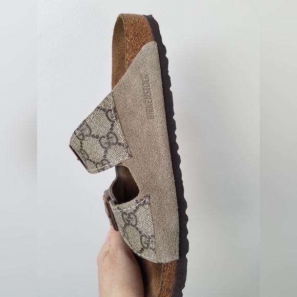 EUC Gucci custom Birkenstock Arizona Sandals Size 40 Narrow - Picture 8 of 11